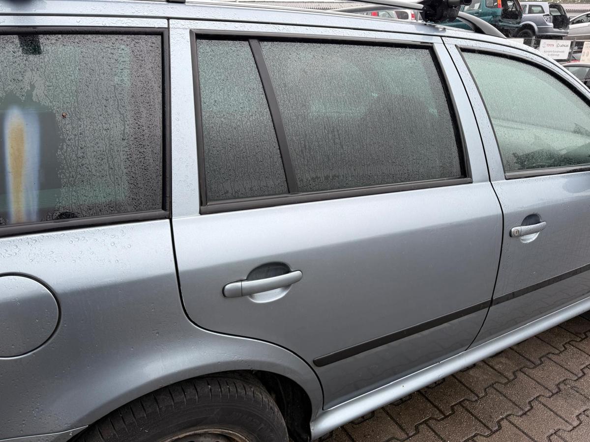 Skoda Octavia 1U original Tür hinten rechts LF7U Stonegrey Kombi Rohbau BJ03